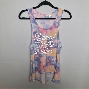 Panic! At the disco tie dye tank